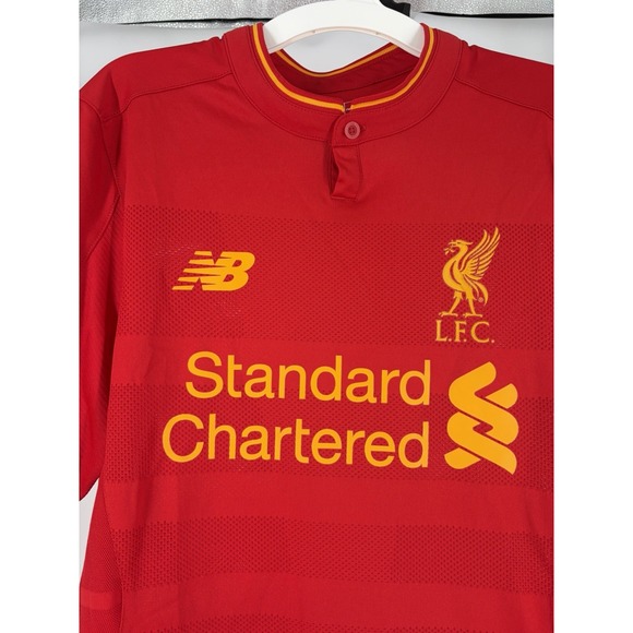 Liverpool FC Home Jersey Men's Small Red New Balance Soccer Football Shirt - Picture 3 of 10